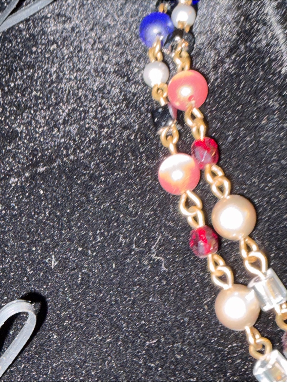 Virgins Saints & Angels lotus Beaded Pendant Necklace with Gold Medallion - Picture 6 of 8